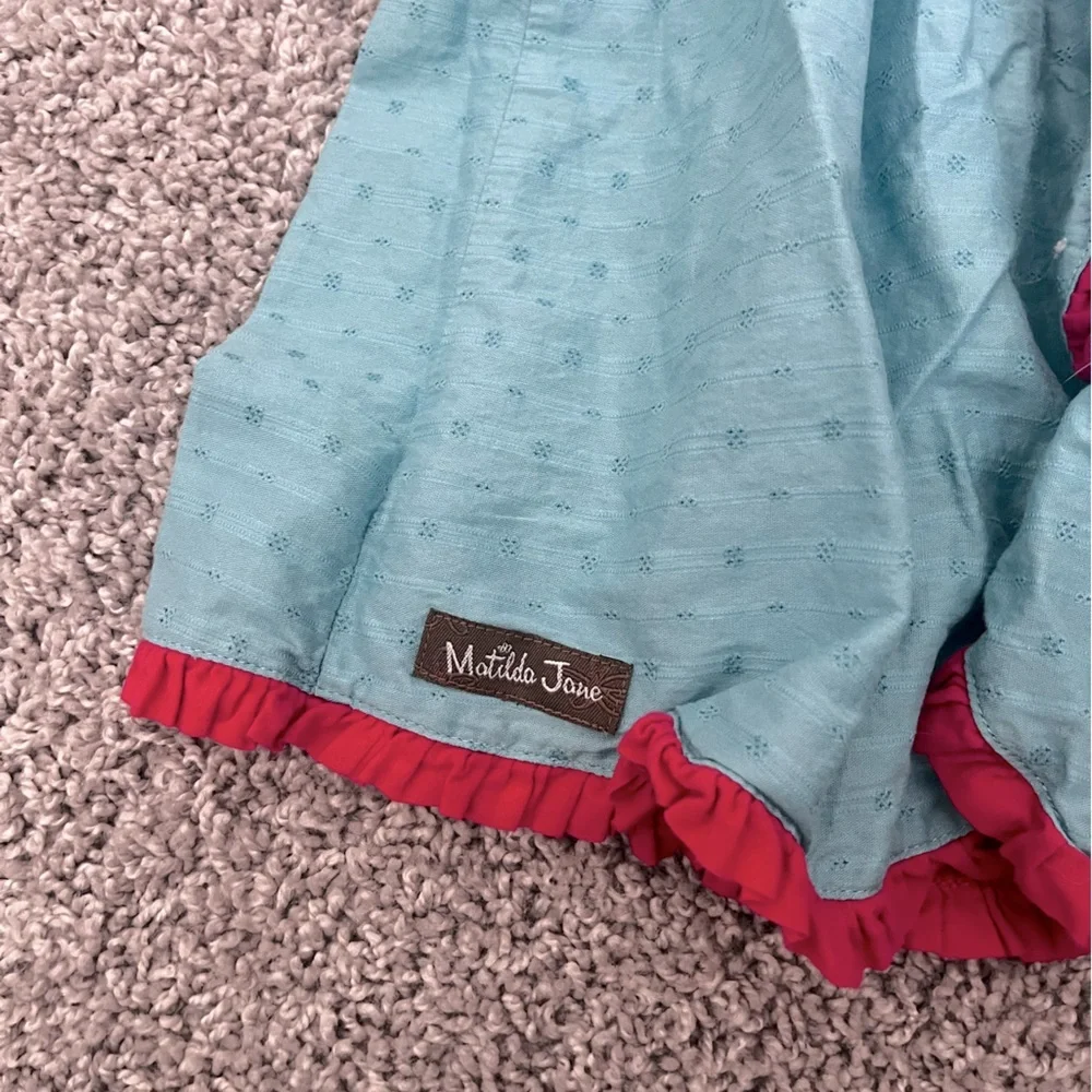 Matilda Jane Girls Full of Wonder Woven Textured Tank Size 6 - Picture 6 of 6